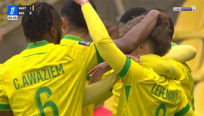 اهداف مباراة نانت ولوهافر 2 0 الدوري الفرنسي