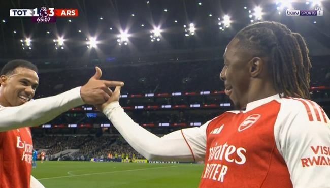 هدف ايزي الثاني في مرمي توتنهام بالدوري الانجليزي