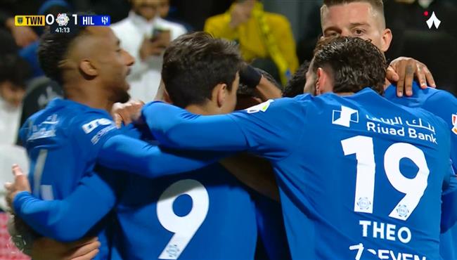 اهداف مباراة الهلال والتعاون 1 1 الدوري السعودي