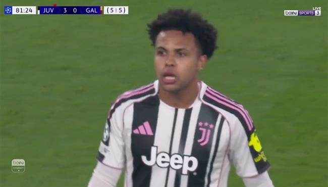 هدف يوفنتوس الثالث في مرمي جالطة سراي بدوري ابطال اوروبا