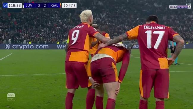 هدف جالطة سراي الثاني في مرمي يوفنتوس بدوري ابطال اوروبا