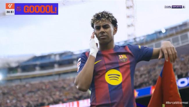 هدف لامين يامال الثاني الرائع في مرمي فياريال بالدوري الاسباني