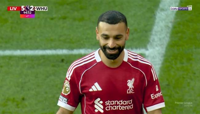 ملخص لمسات محمد صلاح في مباراة ليفربول ووست هام بالدوري الانجليزي