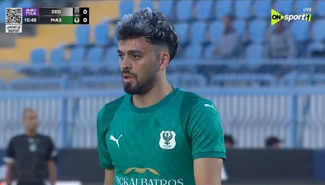 تصدي علي لطفي الرائع يحرم صلاح محسن من تسجيل هدف مقصية عالمي امام زد