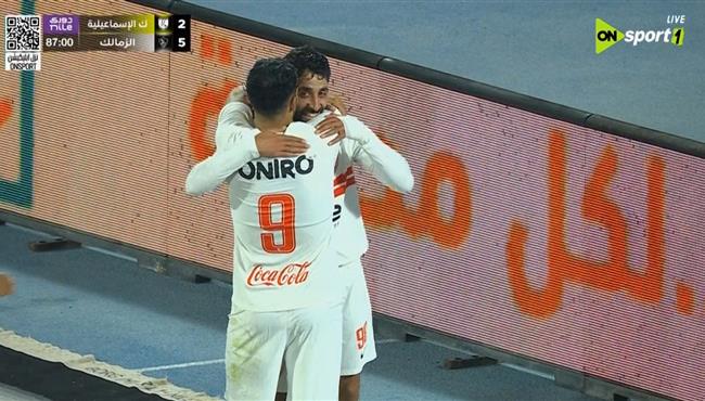 هدف الزمالك الخامس في مرمي كهرباء الاسماعيلية بالدوري المصري عدي الدباغ