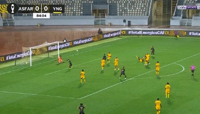 هدف الجيش الملكي الاول في مرمي يانج افريكانز بدوري ابطال افريقيا