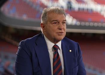 لابورتا يتحدث عن الانسحاب من دوري السوبر ليج ومهمة فليك وعلاقة ريال مدريد مصدر الإزعاج