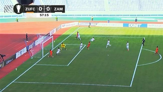 هدف زيسكو الملغي امام الزمالك بكأس الكونفيدرالية