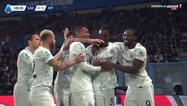 اهداف مباراة انتر ميلان وساسولو 5 0 الدوري الايطالي