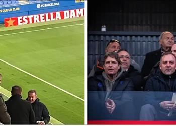 فيديو غادر بالدموع إصابة لاعب برشلونة أمام أنظار هانز فليك