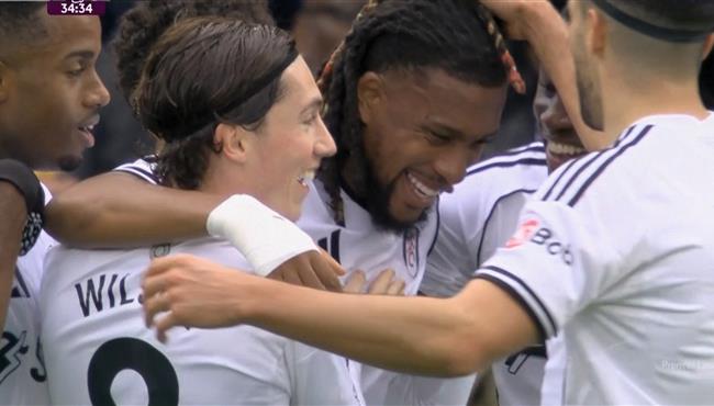 اهداف مباراة توتنهام وفولهام 1 2 الدوري الانجليزي