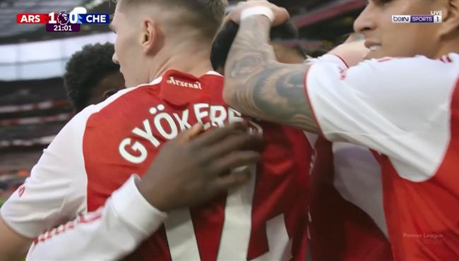 اهداف مباراة ارسنال وتشيلسي 2 1 الدوري الانجليزي