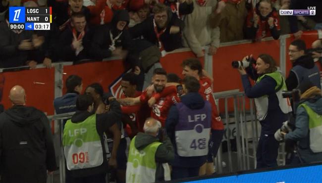 هدف فوز ليل القاتل علي نانت 1 0 الدوري الفرنسي