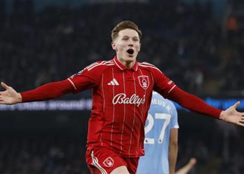 فيديو إليوت أندرسون يسجل هدف تعادل نوتينجهام أمام مانشستر سيتي