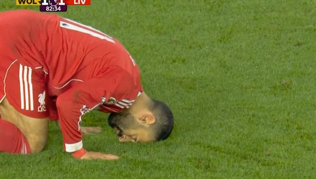 هدف محمد صلاح الرائع في مرمي ولفرهامبتون بالدوري الانجليزي