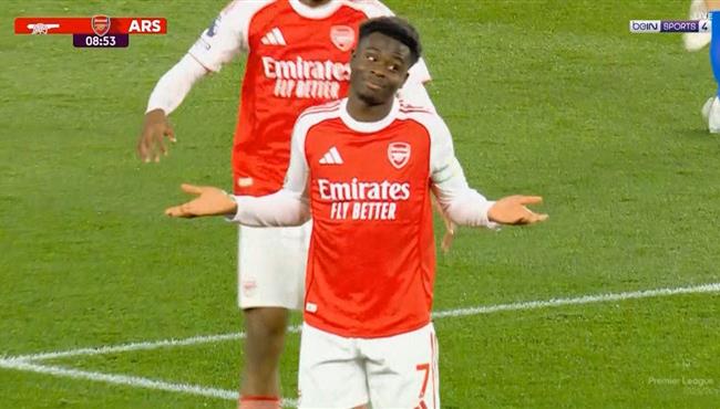 هدف ساكا الرائع في مرمي برايتون بالدوري الانجليزي