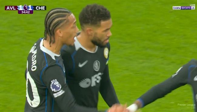 هدف جواو بيدرو الاول في مرمي استون فيلا بالدوري الانجليزي