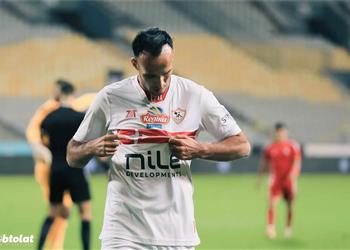 فيديو برأسية رائعة ناصر منسي يسجل هدف الزمالك الأول أمام الاتحاد