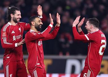 إحصائية غريبة لـ محمد صلاح بعد هدفه في مباراة ليفربول وولفرهامبتون