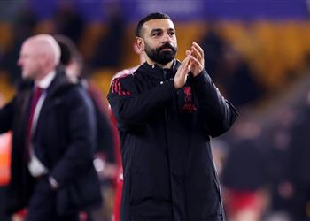 محمد صلاح يتفوق على روني بعد هدفه في مباراة ليفربول وولفرهامبتون
