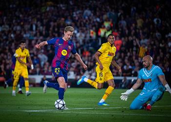 قائمة برشلونة لمباراة أتلتيكو مدريد في دوري أبطال أوروبا موقف دي يونج