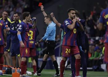 إريك جارسيا يعلق على طرده أمام أتلتيكو مدريد ويوجه رسالة إلى ريال مدريد بشأن الممر الشرفي