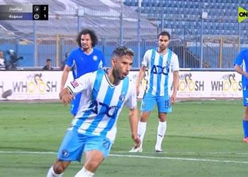 فيديو ناصر ماهر يسجل هدف بيراميدز الثاني أمام سموحة