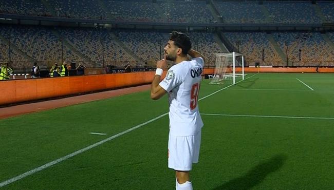 هدف الزمالك الاول في مرمي سيراميكا كليوباترا عدي الدباغ
