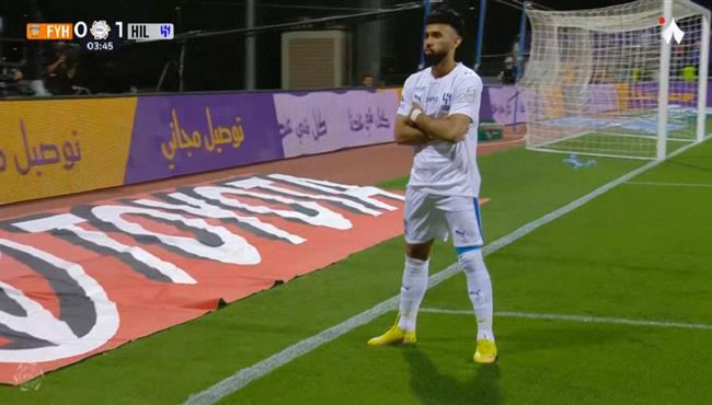 هدف الهلال الاول في مرمي الفيحاء بالدوري السعودي