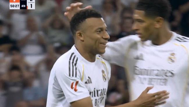 هدف مبابي الرائع في مرمي اتلتيك بلباو بالدوري الاسباني