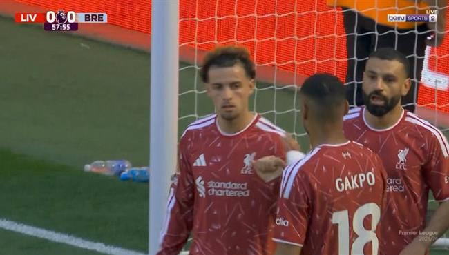 اهداف مباراة ليفربول وبرينتفورد 1 1 الدوري الانجليزي