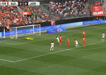 فيديو الأردن يخسر برباعية أمام سويسرا استعداد ا لـ كأس العالم