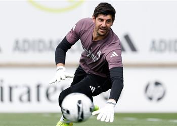 موقف كورتوا من المشاركة مع ريال مدريد أمام برشلونة في الكلاسيكو