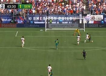 فيديو في سيناريو مثير السنغال تخسر من أمريكا بثلاثية أستعداد ا لكأس العالم