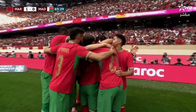 اهداف مباراة المغرب ومدغشقر 4 0 مباراة ودية