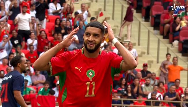 هدف المغرب الثاني في مرمي مدغشقر مباراة ودية