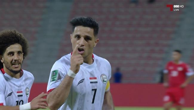 هدف اليمن الثاني في مرمي لبنان بتصفيات كأس اسيا