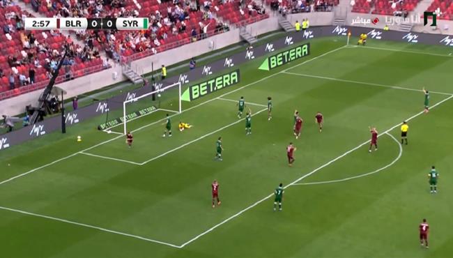 اهداف مباراة سوريا وبيلاروسيا 1 4 مباراة ودية