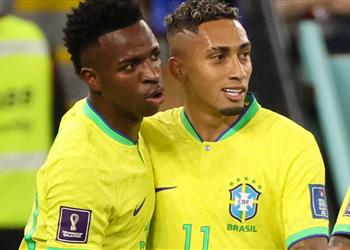 تشكيل البرازيل أمام منتخب مصر ودي ا رافينها وفينيسيوس في الهجوم