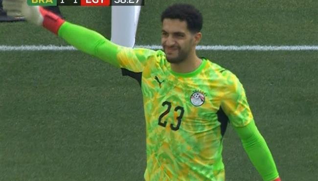 تصدي مصطفي شوبير الرائع لتسديدة رافينيا