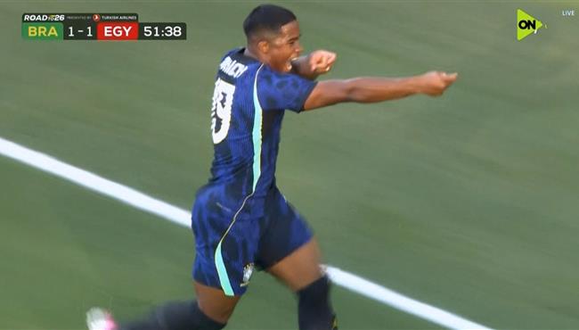 هدف البرازيل الثاني في مرمي مصر