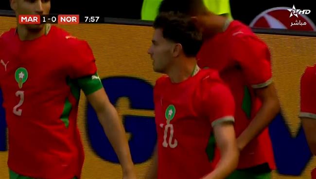 اهداف مباراة المغرب والنرويج 1 1 مباراة ودية