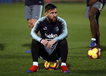 ميسي يغيب عن التدريبات الجماعية لبرشلونة قبل مواجهة ليونيسا