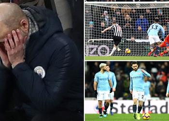 بالفيديو هدية لليفربول نيوكاسل يقلب الطاولة على مانشستر سيتي ويخطف فوز ا قاتل ا