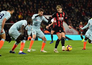 بالفيديو كينج وبروكس يقودان بورنموث لإسقاط تشيلسي برباعية في البريميرليج