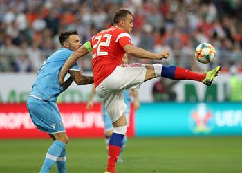 بالفيديو روسيا تكتسح سان مارينو بتسعة أهداف ضمن تصفيات يورو 2020