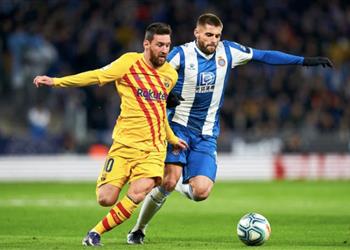 فيديو إسبانيول يتقدم بالهدف الأول على برشلونة في ديربي كتالونيا