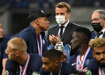 ماكرون أحسنت صنع ا يا ليون وجميعنا خلف باريس سان جيرمان