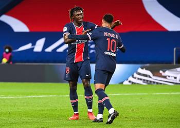 فيديو باريس سان جيرمان يمطر شباك ديجون برباعية كين ومبابي