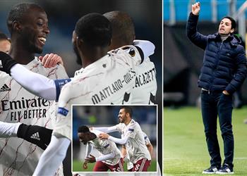 أرتيتا يشيد برد فعل بيبي هدف مستحق بعد تكهنات حول مصيره